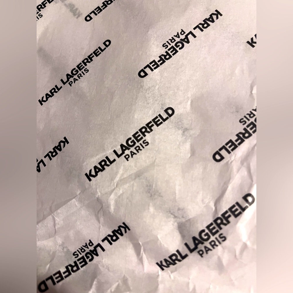 Karl Lagerfeld Paris Logo Tissue Paper in White